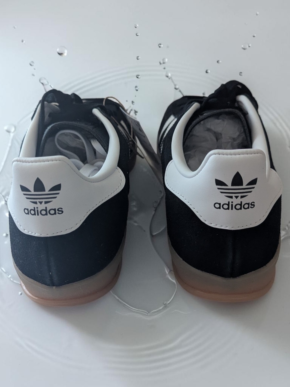 Adidas Gazelle Indoor Core Black White Gum Men's Sneaker J12060 Size 11.5 - Picture 7 of 8